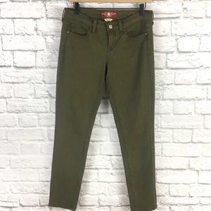 Lucky Brand Charlie Skinny Jeans Green Size 8 / 29